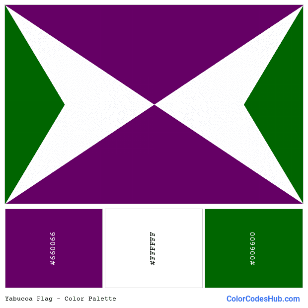 Yabucoa flag color palette