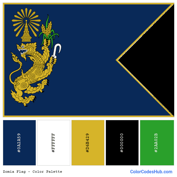 Zomia flag color palette