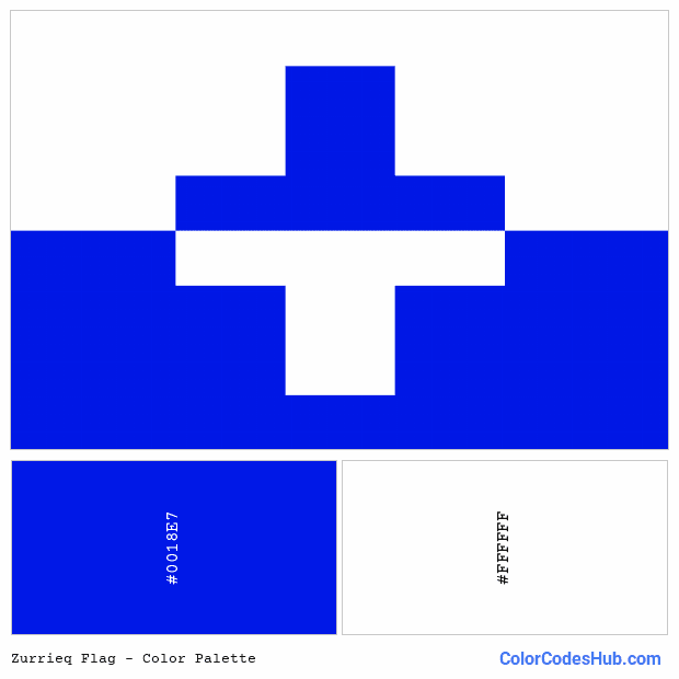Zurrieq flag color palette