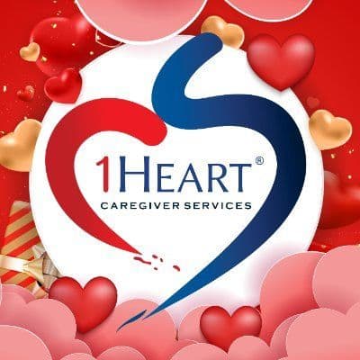 1Heart Cares color logo