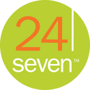 24 Seven Talent color logo