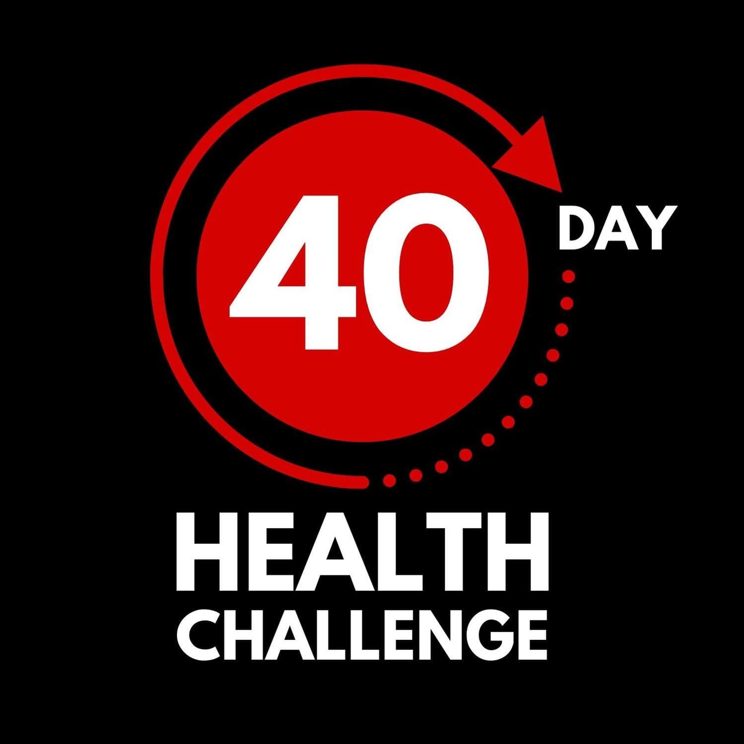The 40 Day Health Challenge color logo