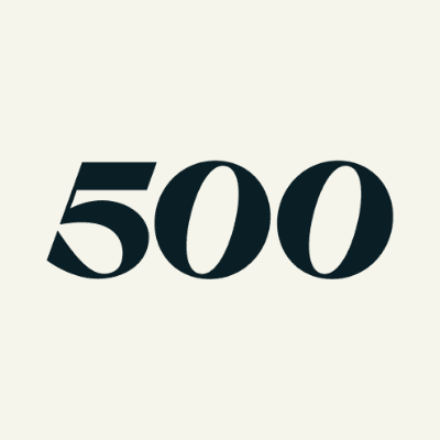 500 color logo