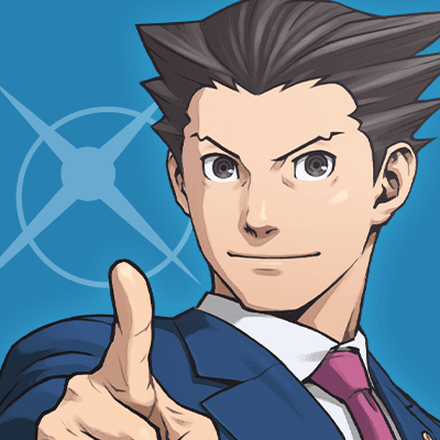Ace Attorney color logo