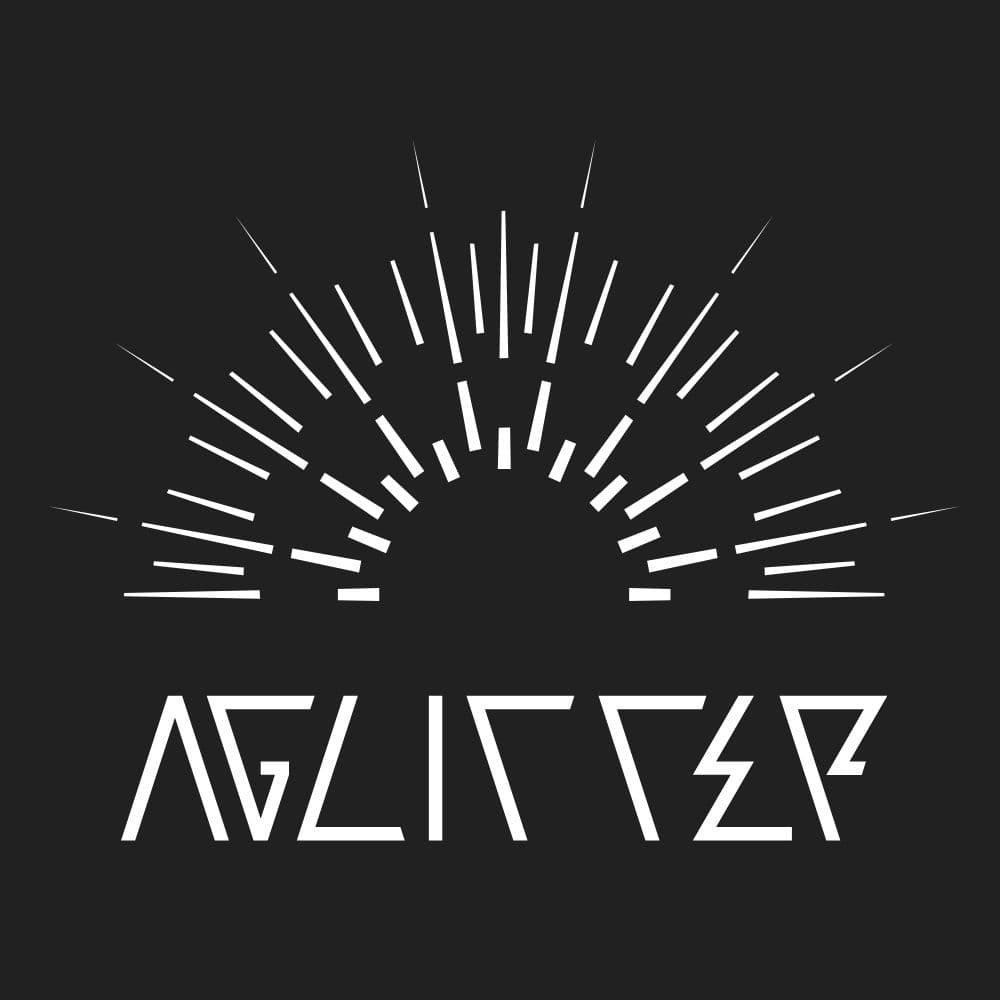 Aglitter color logo