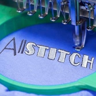 AllStitch Embroidery Supplies color logo