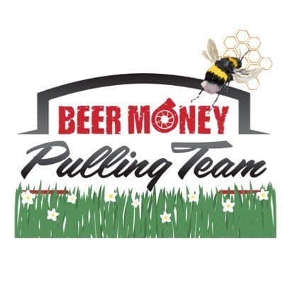 Beer Money Pulling Team color logo