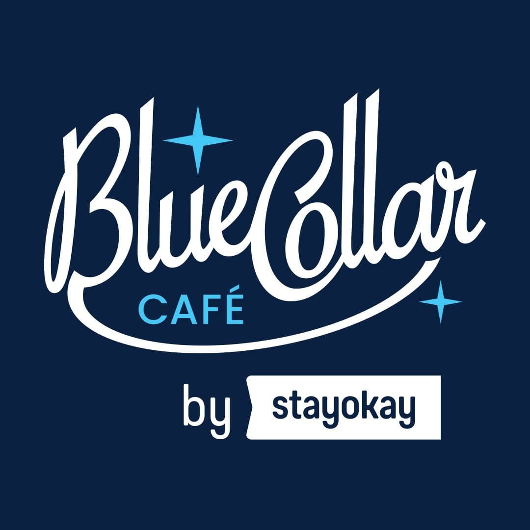 Blue Collar Café color logo