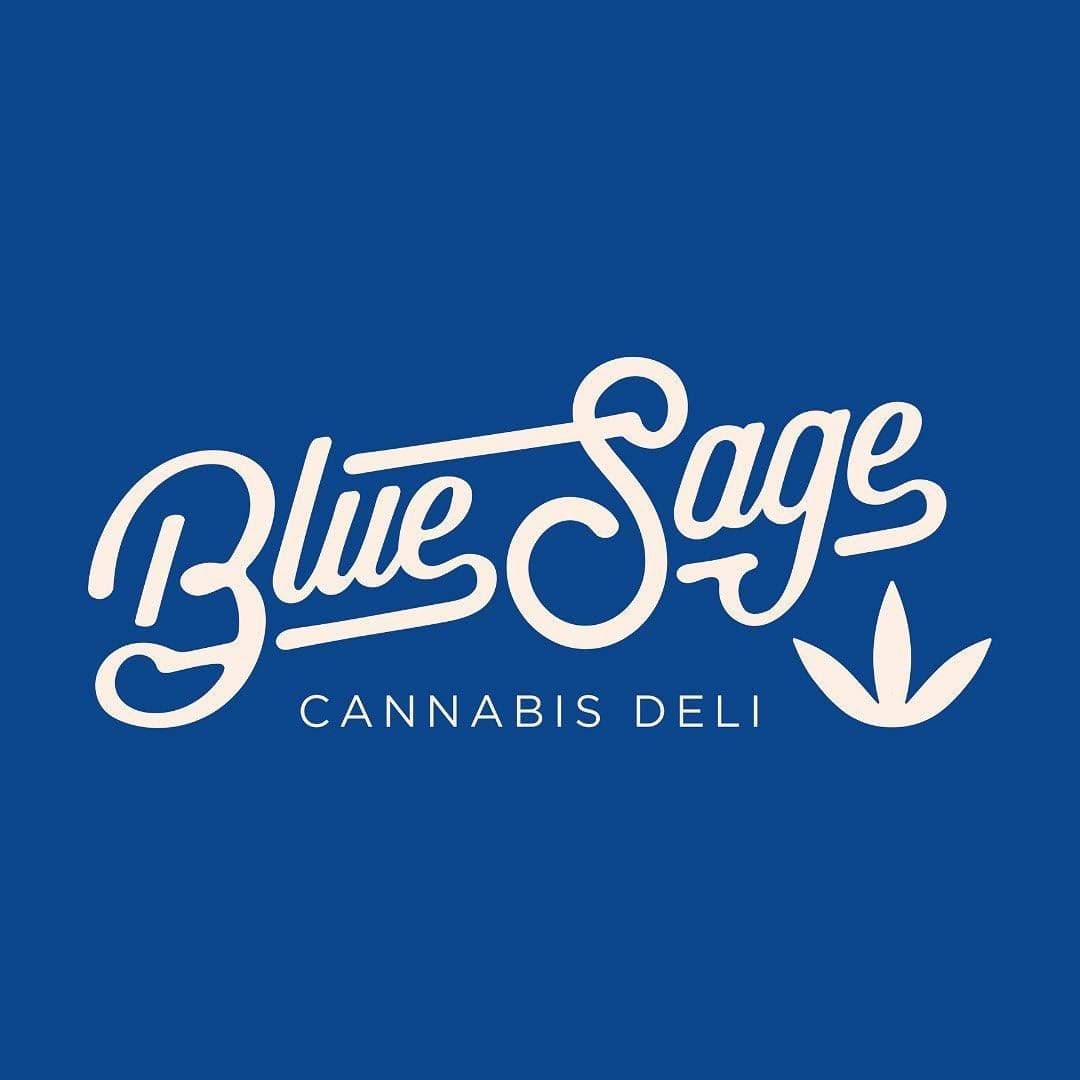 Blue Sage Cannabis Deli color logo