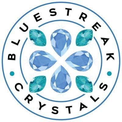 Bluestreak Crystals color logo