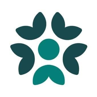 Caring color logo
