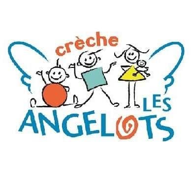 Crèche Les Angelots color logo