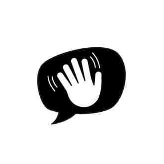Deafinitely Communicating color logo