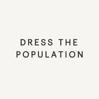 – Dress the Population color logo