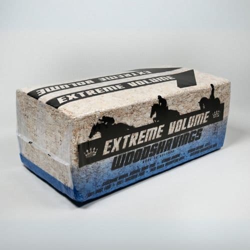 Extreme Volume Woodshavings color logo