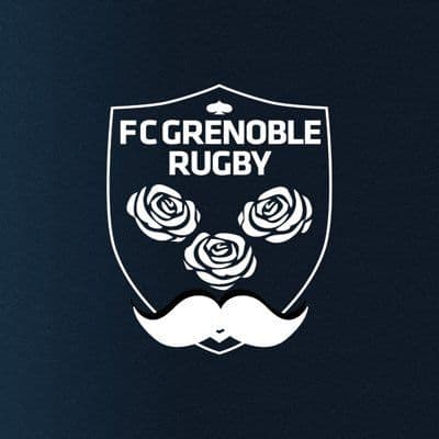 FC Grenoble Rugby #AllezFCG color logo
