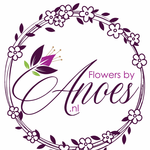 Flowers By Anoes color logo