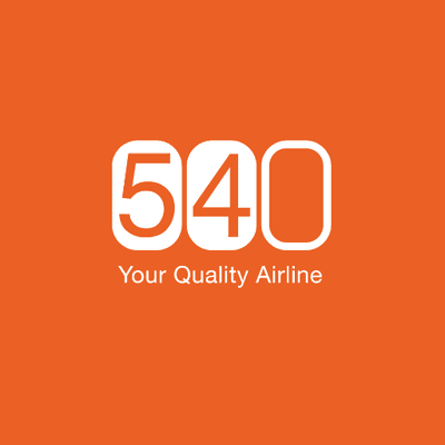 Fly540 color logo