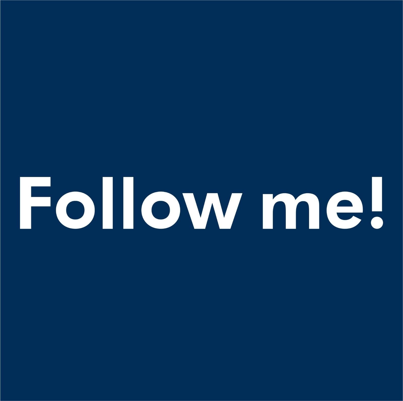 Follow me! color logo
