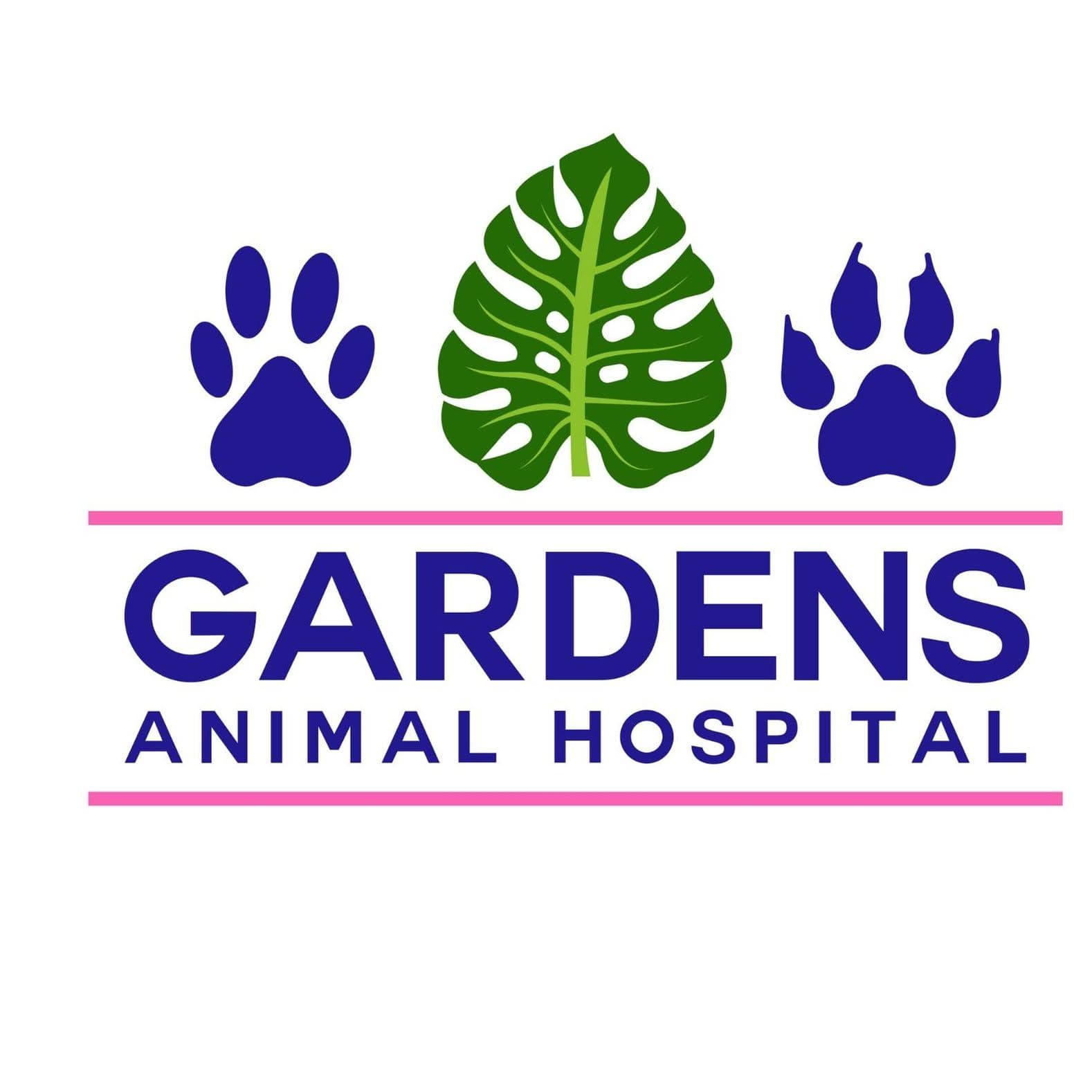 Gardens Animal Hospital color logo