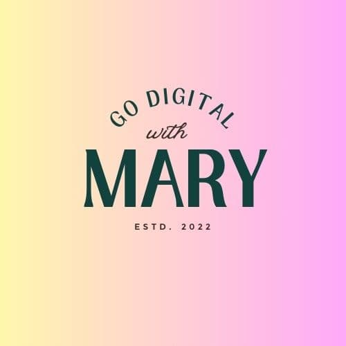 Go Digital with Mary color logo