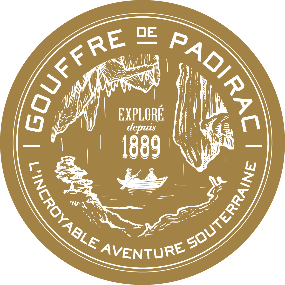 Gouffre de Padirac color logo