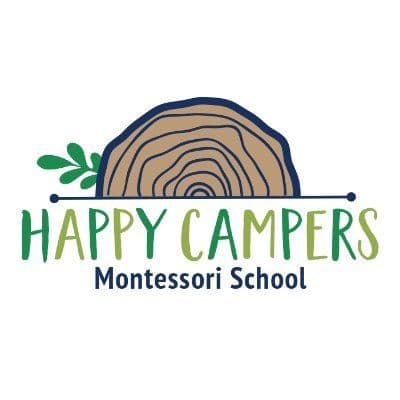 Happy Campers Montessori School color logo