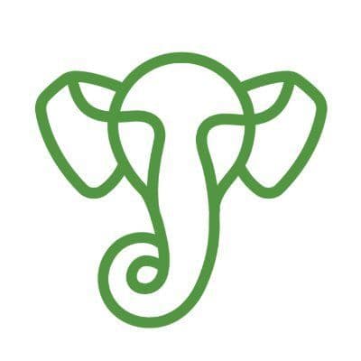 Happy Elephant USA color logo
