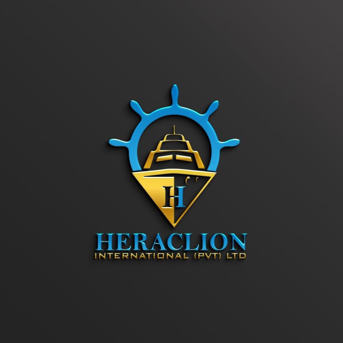 Heraclion International color logo