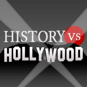History vs Hollywood color logo