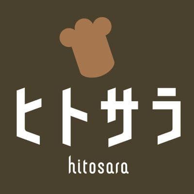 ヒトサラ color logo