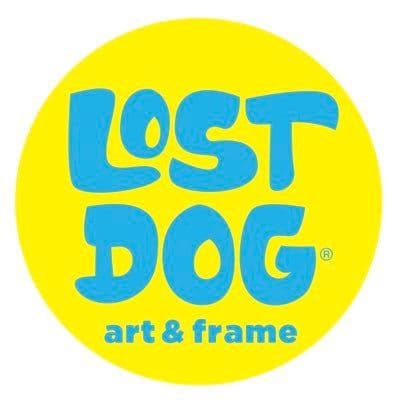 LOST DOG art & frame color logo