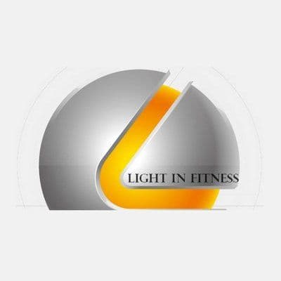 Light in fitness color logo