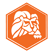 Lion color logo