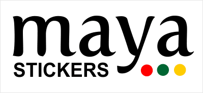 Maya Stickers color logo