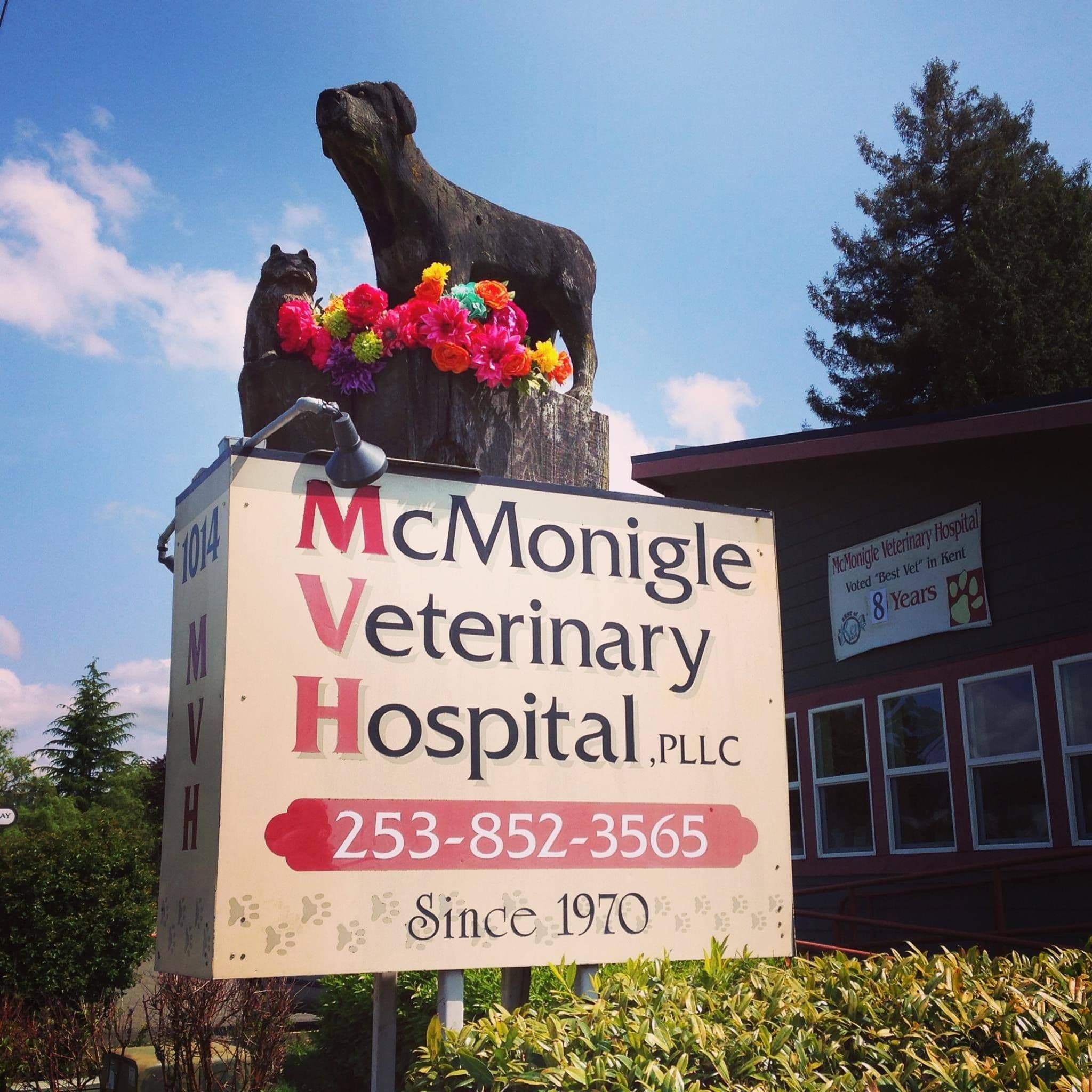 McMonigle Veterinary Hospital color logo