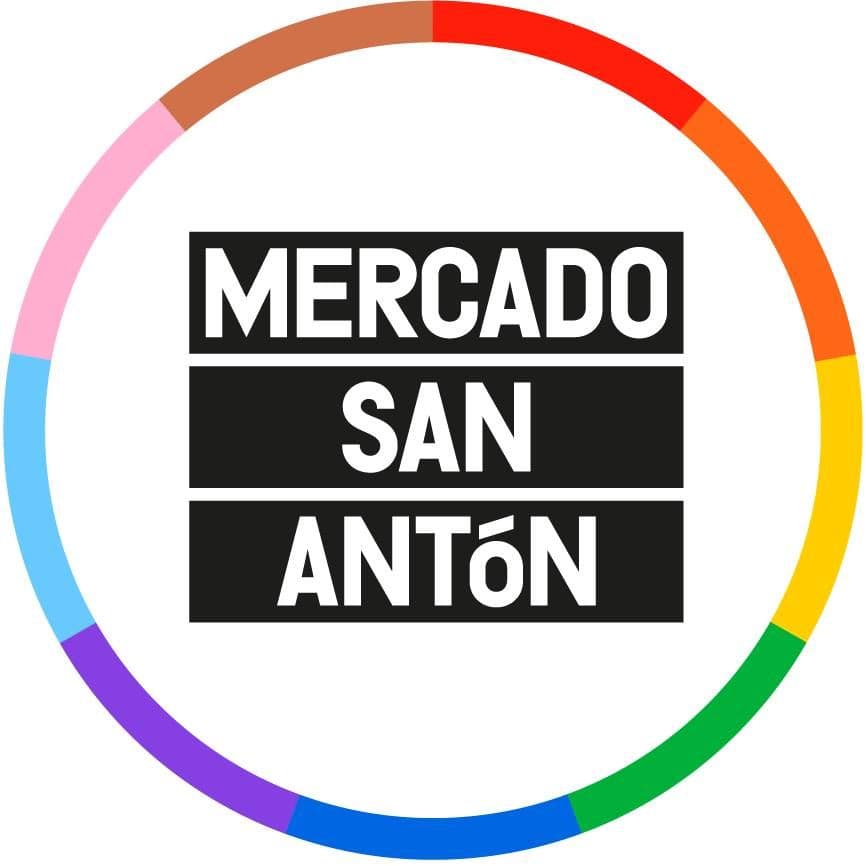 Mercado de San Antón color logo