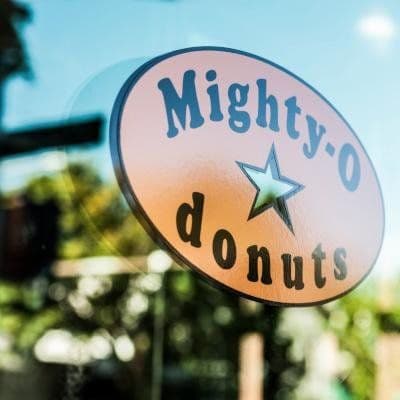 Mighty-O Donuts color logo