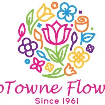 UpTowne Flowers & Gift Shoppe color logo