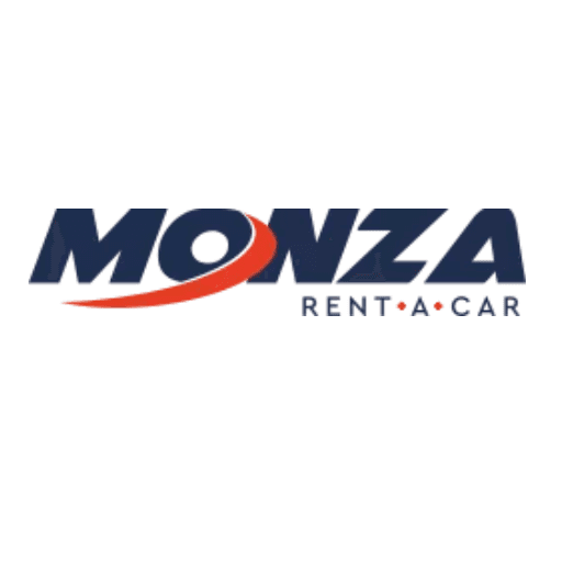Monza Rent A Car color logo