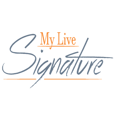 My Live Signature color logo