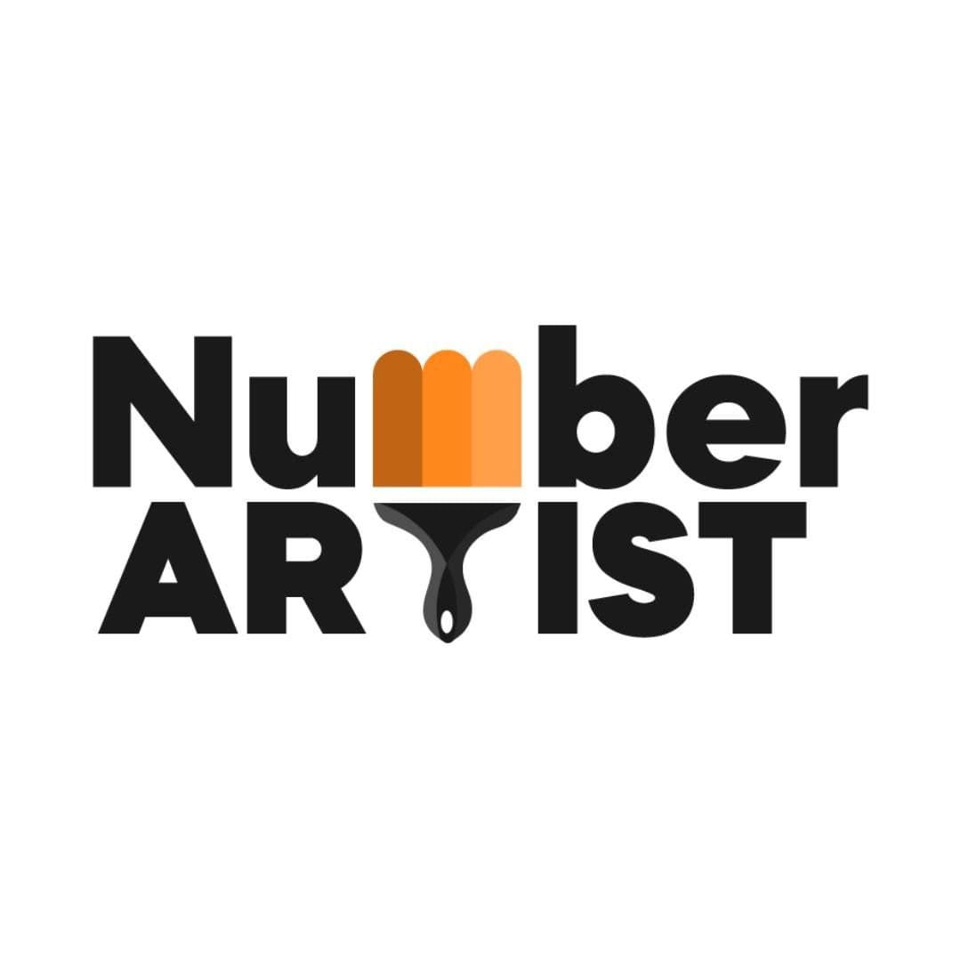 Number Artist color logo