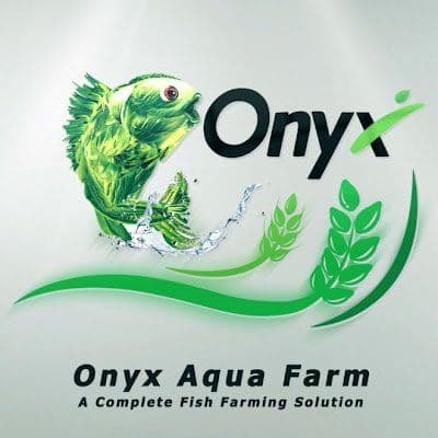Onyx Aqua Farm Fish farm color logo