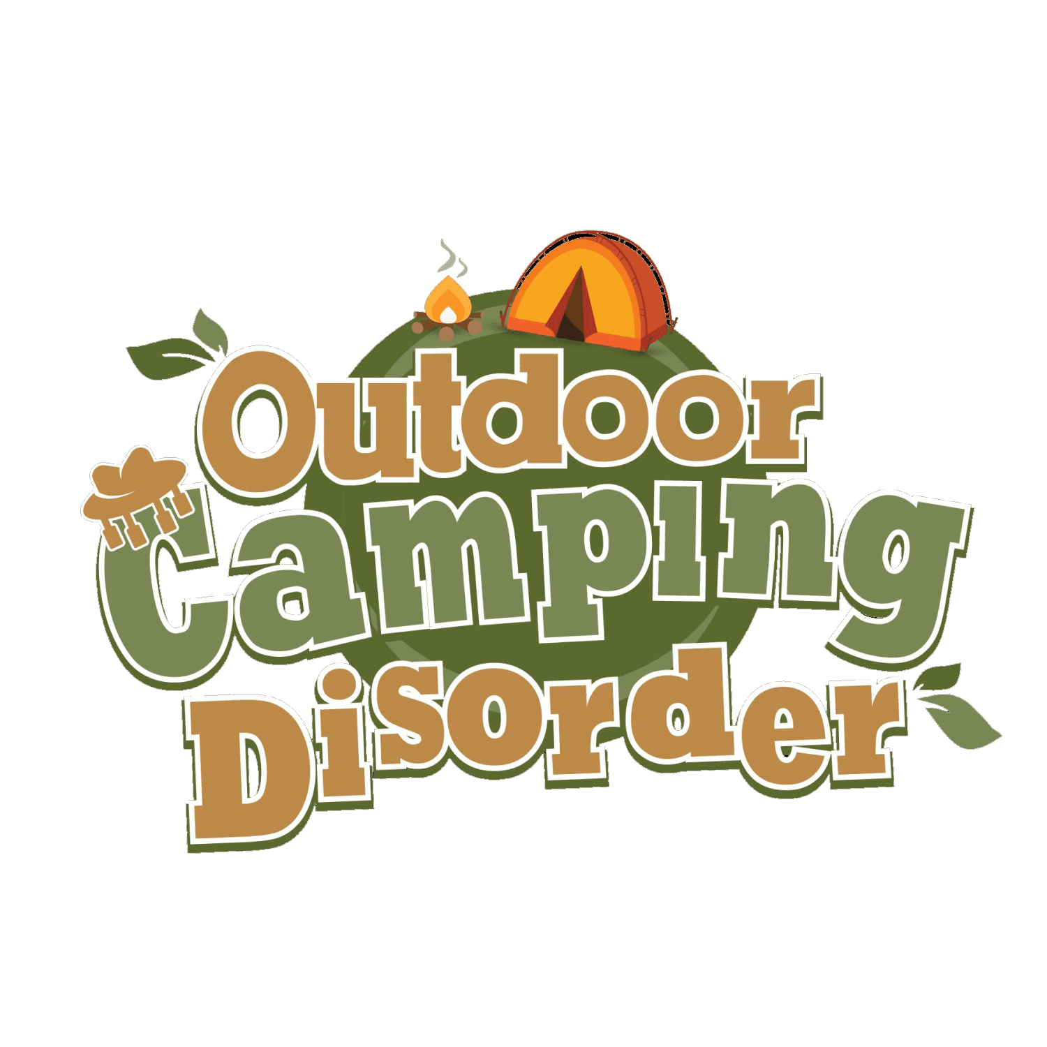 Outdoor Camping Disorder color logo