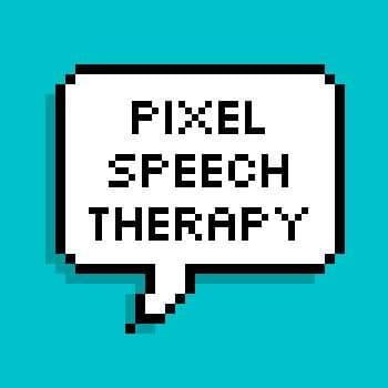 Pixel Speech Therapy color logo
