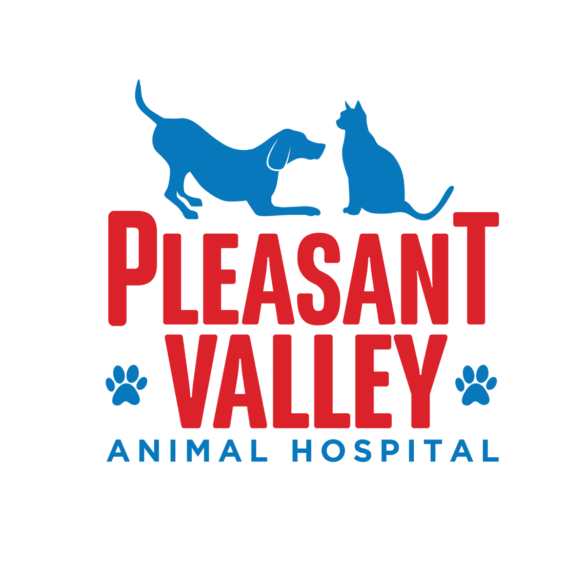 Pleasant Valley Animal Hospital color logo