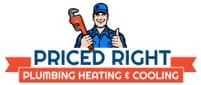 Priced Right Plumbing Heating & Cooling color logo
