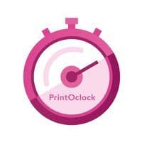 Print O'Clock color logo