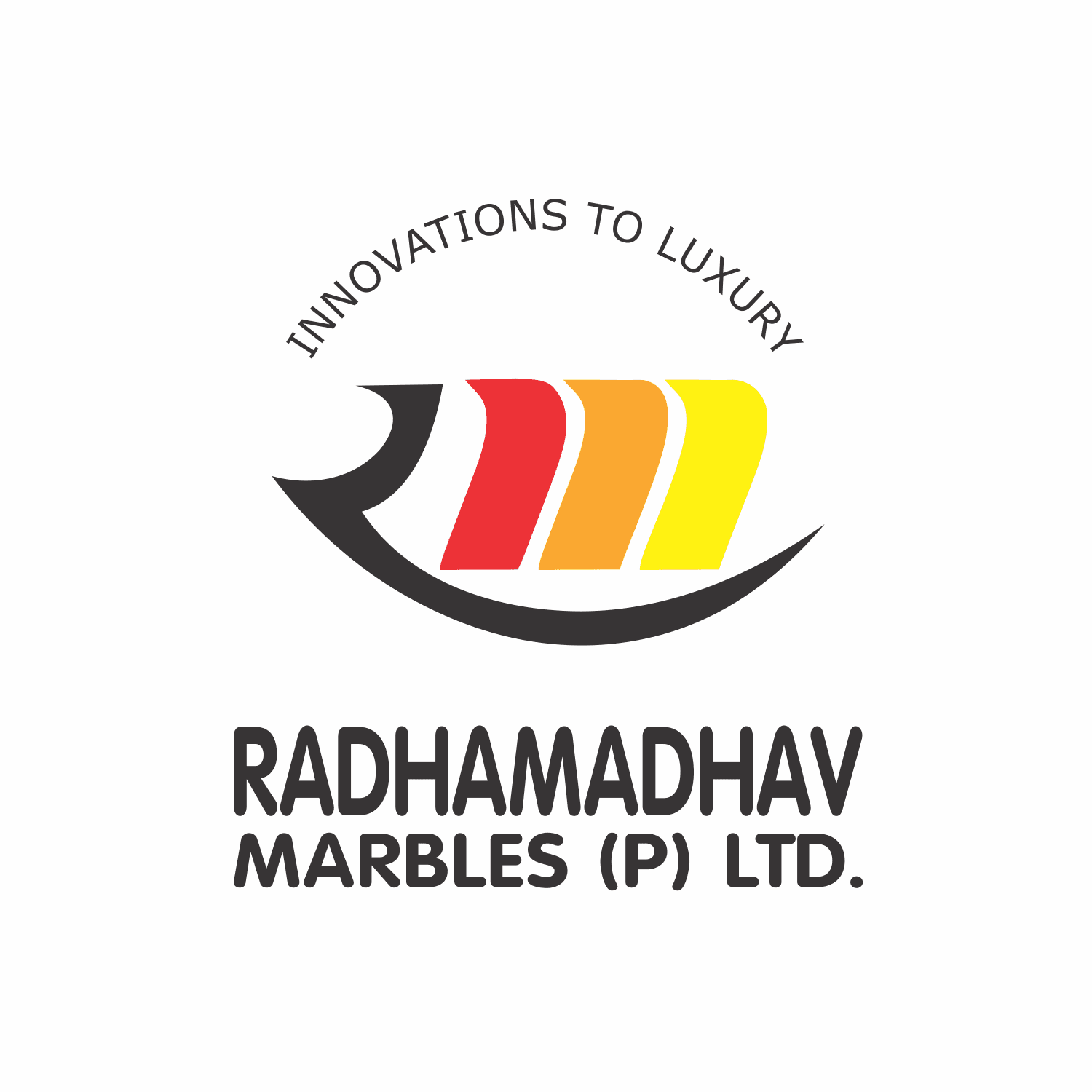 RadhaMadhav Marbles color logo