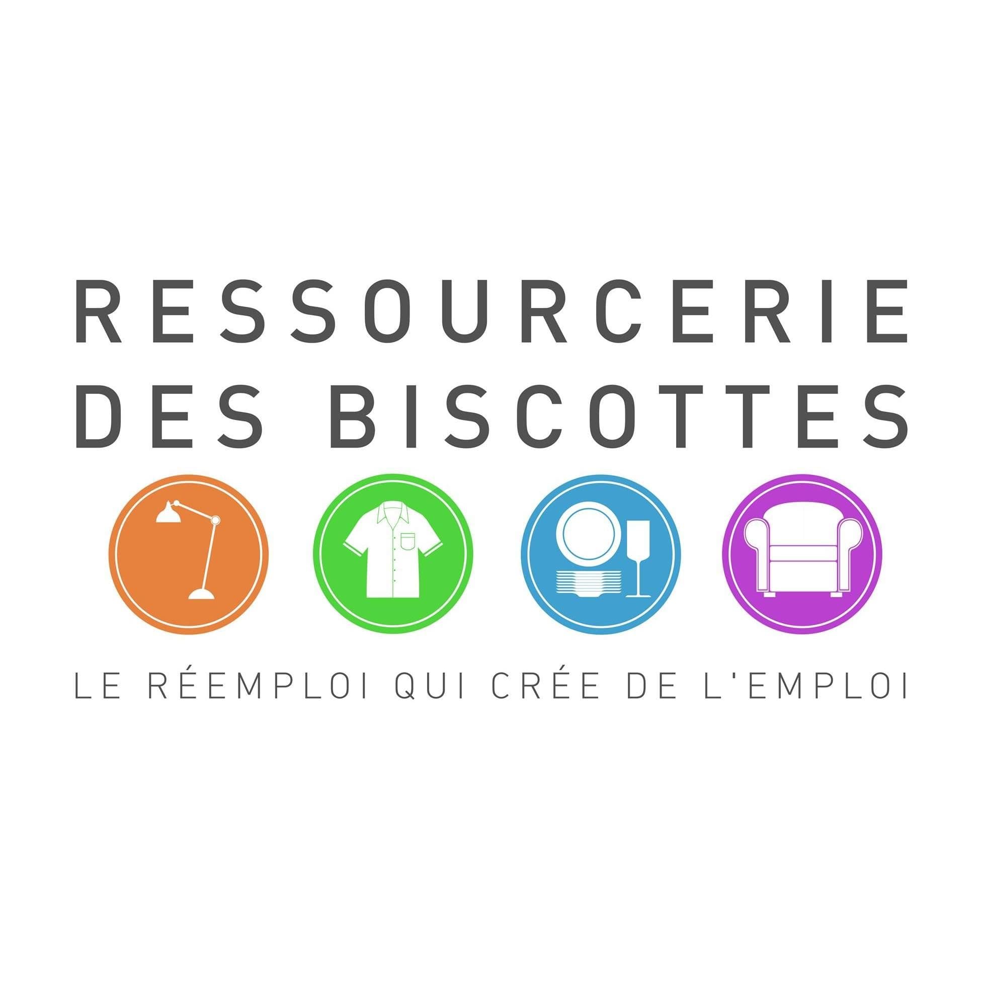 Ressourcerie des Biscottes color logo